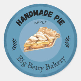 Benutzerdefinierte Apple Pie Labels | Personalisie Runder Aufkleber