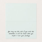 Benutzerdefinierte Aqua-Geblüht Zierkopfkarten (Innenseite Aufgefaltet)