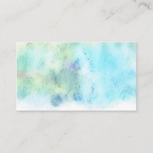 benutzerdefinierte Aquarellkarte Visitenkarte (Vorderseite)