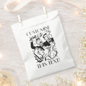 Benutzerdefinierte Art Deco Cocktailparty Geschenktütchen (Ausgeschnitten)