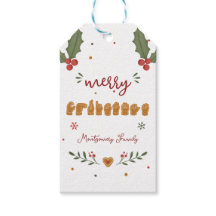 Benutzerdefinierte ASL Frohe Weihnachten Lebkuchen
