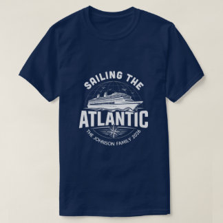 Benutzerdefinierte Atlantik-Kreuzfahrt-Urlaubsgrup T-Shirt