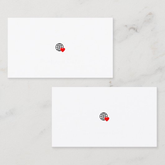 Benutzerdefinierte Aufrufkarten | Personalisiert & Telefonnummerkarte (Vorne/Hinten)