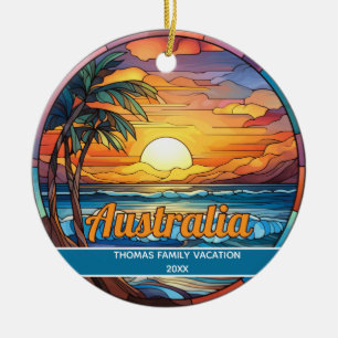 Benutzerdefinierte Australien Strand Keramik Ornament