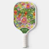 Benutzerdefinierte australische Wildblumen Pickleball Schläger (Vorderseite)