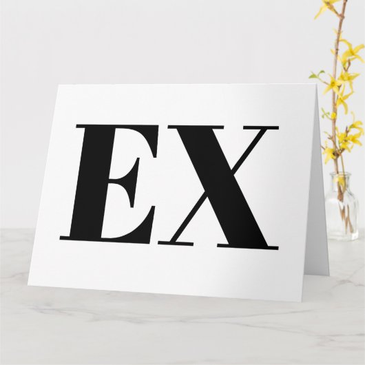 Benutzerdefinierte Ausweiskarte für Ex-Freund oder Karte (Gelbe Blume)