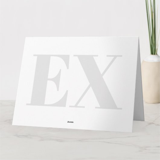 Benutzerdefinierte Ausweiskarte für Ex-Freund oder Karte (Rückseite)