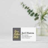 Benutzerdefinierte Author-Visitenkarte Visitenkarte (Stehend Vorderseite)