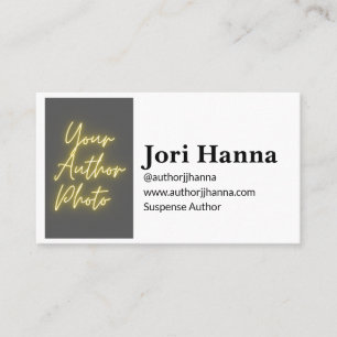 Benutzerdefinierte Author-Visitenkarte Visitenkarte