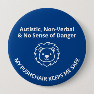 Benutzerdefinierte Autismus Nicht Verbale/Gefahren Button