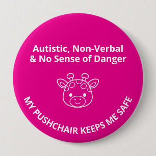 Benutzerdefinierte Autismus Nicht Verbale/Gefahren Button