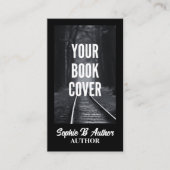 Benutzerdefinierte Autor-Buchcover-Werbekarte Visitenkarte (Vorderseite)