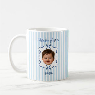Benutzerdefinierte Baby-Foto-Kaffeetasse für Papa Kaffeetasse