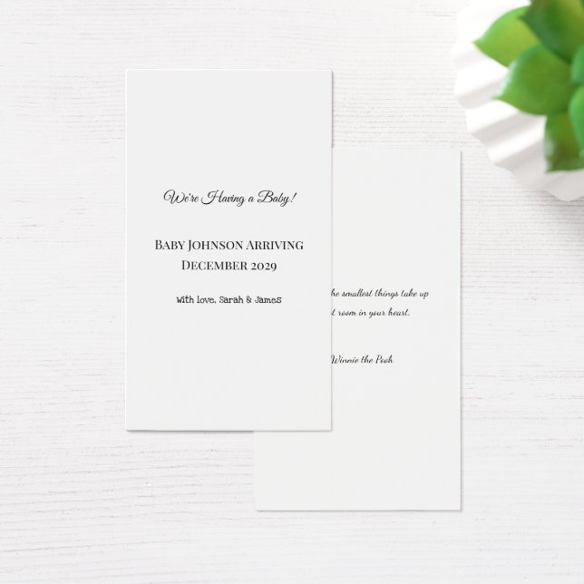 Benutzerdefinierte Baby-Revecard (Schreibtisch)