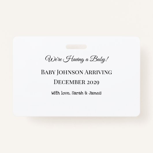 Benutzerdefinierte Baby-Revecard Ausweis (Vorderseite)