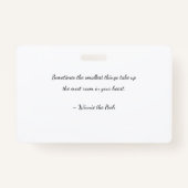 Benutzerdefinierte Baby-Revecard Ausweis (Rückseite)