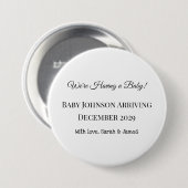 Benutzerdefinierte Baby-Revecard Button (Vorne & Hinten)
