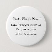 Benutzerdefinierte Baby-Revecard Button (Vorderseite)