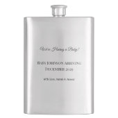 Benutzerdefinierte Baby-Revecard Flachmann (Vorderseite)