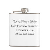 Benutzerdefinierte Baby-Revecard Flachmann (Vorderseite)