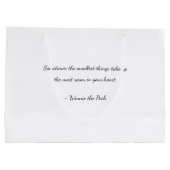 Benutzerdefinierte Baby-Revecard Große Geschenktüte (Rückseite)