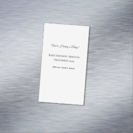 Benutzerdefinierte Baby-Revecard Magnetische Visitenkarte