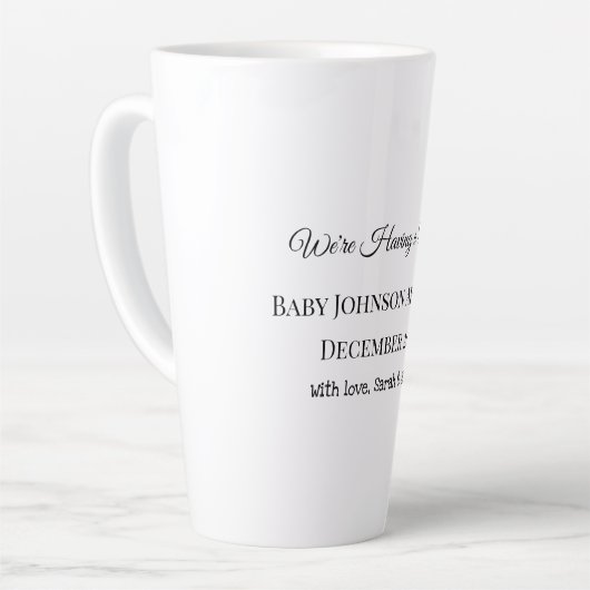Benutzerdefinierte Baby-Revecard Milchtasse (Linke Ecke)