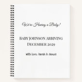 Benutzerdefinierte Baby-Revecard Notizblock (Vorderseite)