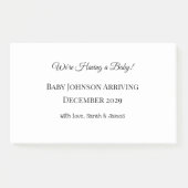 Benutzerdefinierte Baby-Revecard Post-it Klebezettel (Vorderseite)