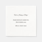 Benutzerdefinierte Baby-Revecard Serviette (Vorderseite)