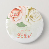 Benutzerdefinierte Baby Shower Party Ich bin die S Button (Vorderseite)