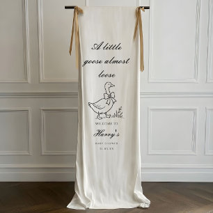Benutzerdefinierte Babyparty-Handzeichnung alberne Banner