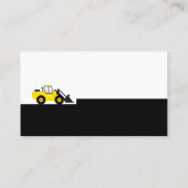 Benutzerdefinierte Baggerkarte Visitenkarte (Rückseite)