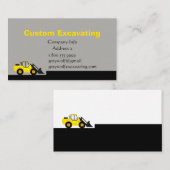 Benutzerdefinierte Baggerkarte Visitenkarte (Vorne/Hinten)