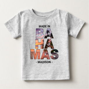 Benutzerdefinierte BAHAMAS-Shirt Baby T-shirt