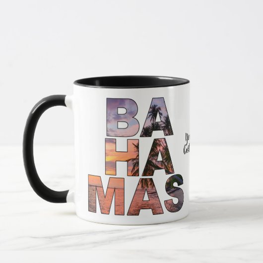 Benutzerdefinierte BAHAMAS-Tasse Tasse (Links)