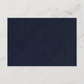 Benutzerdefinierte Bar Mitzvah Empfang Cards Begleitkarte (Rückseite)