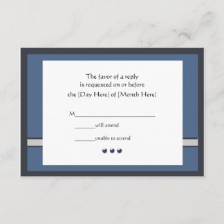 Benutzerdefinierte Bar Mitzvah RSVP-Karten RSVP Karte