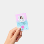 Benutzerdefinierte Barcode-Foto-ID Gesundheitsmedi Ausweis (Handheld)