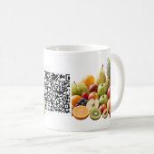Benutzerdefinierte Barcode Werbe-Tasse für Unterne Kaffeetasse (VorderseiteRechts)
