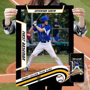 Benutzerdefinierte Baseball-Andenken in lebendigem Poster