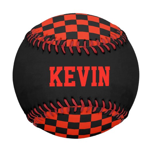 Benutzerdefinierte Baseball-Baseball mit rotem und Baseball (Vorderseite)