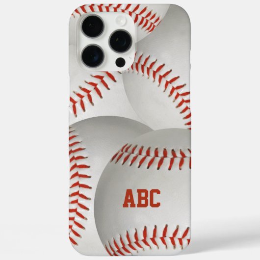 benutzerdefinierte Baseball-Hüllen Case-Mate iPhone Hülle (Rückseite)