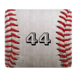 Benutzerdefinierte Baseball-Nummern-Kunst – Hochau Schneidebrett