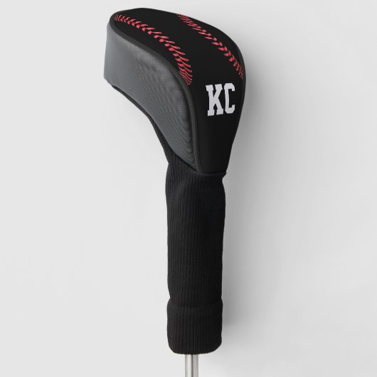 Benutzerdefinierte Baseball-Player-Initialen oder  Golf Headcover (angewinkelt)