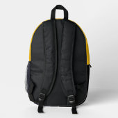 Benutzerdefinierte Baseball-Rucksacktasche - Softb Bedruckter Rucksack (Rückseite)