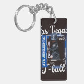 Benutzerdefinierte Baseball-Tastatur Schlüsselanhänger (Vorderseite links)