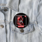 Benutzerdefinierte Baseballspieler-Foto-Team-Wandu Button (Beispiel)