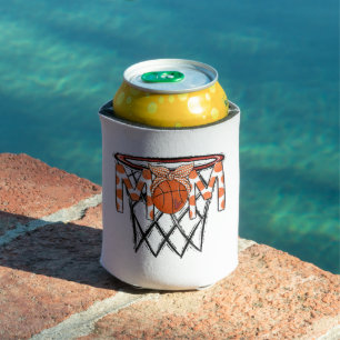 Benutzerdefinierte Basketball-Mutter Orange Punkte Dosenkühler