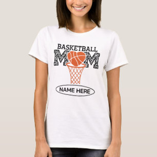 Benutzerdefinierte Basketball-Mutter T-Shirt